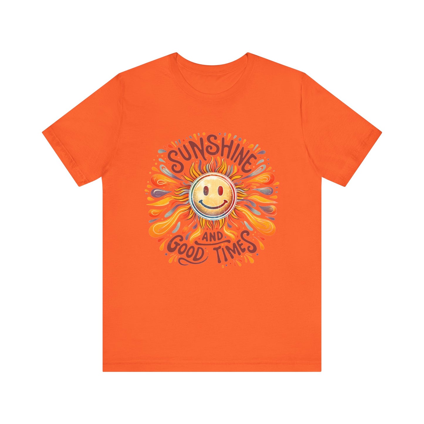 sunshine and good times jersey short sleeve tee