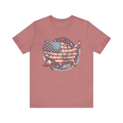 America Unisex Jersey Short Sleeve Tee