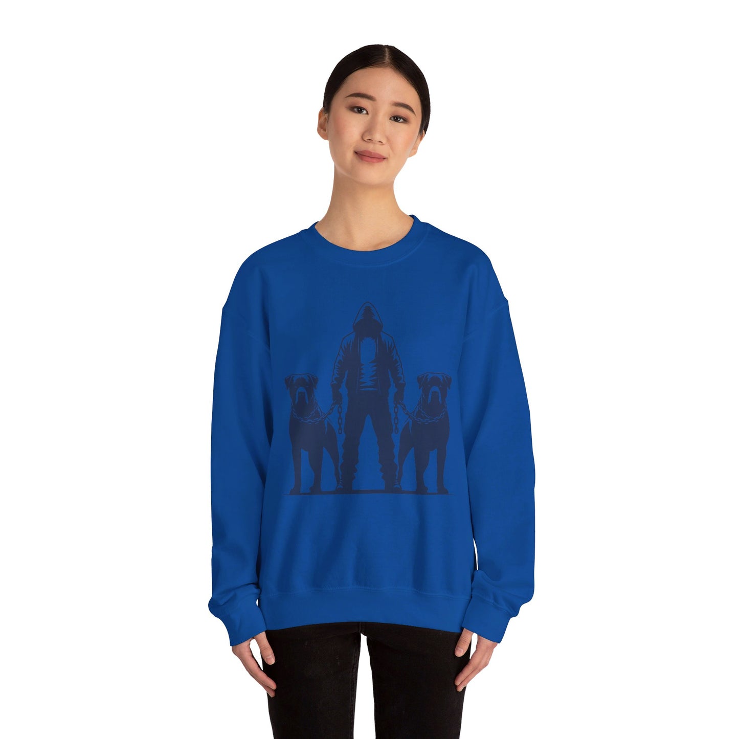 unleash the dogs heavy blend™ crewneck sweatshirt