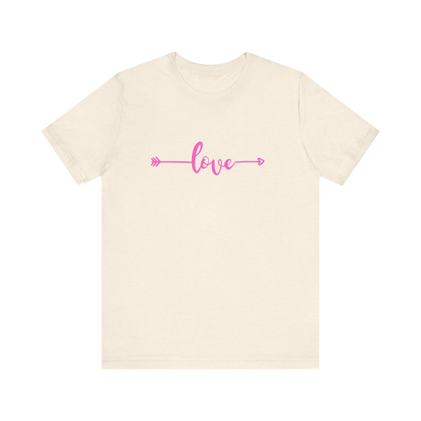 pink heart unisex t-shirt