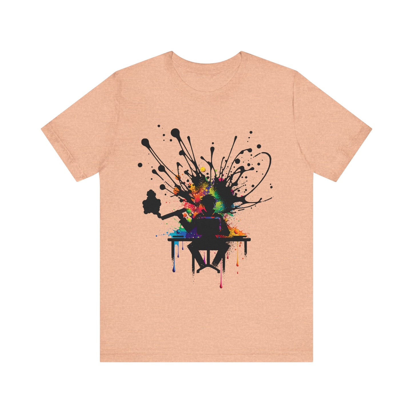 color splash unisex t-shirt