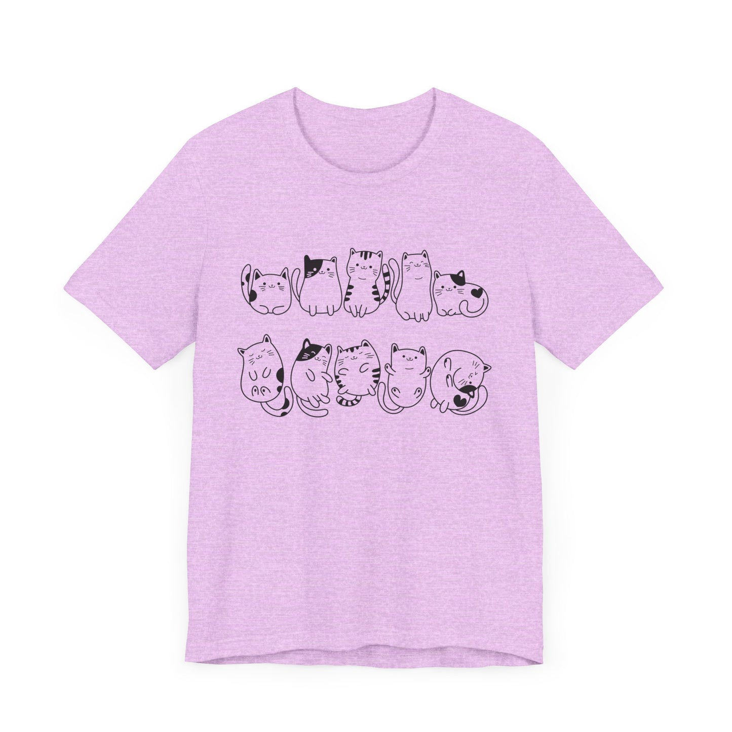 cat pattern t-shirt