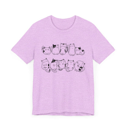 Cat Pattern T-Shirt