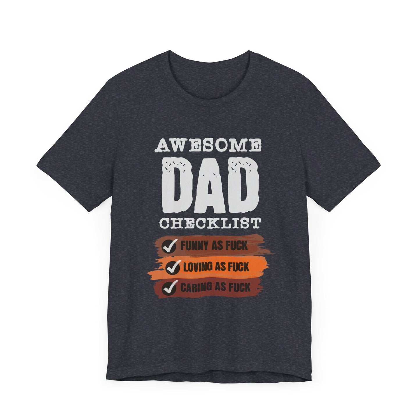 awesome dad jersey short sleeve unisex tee