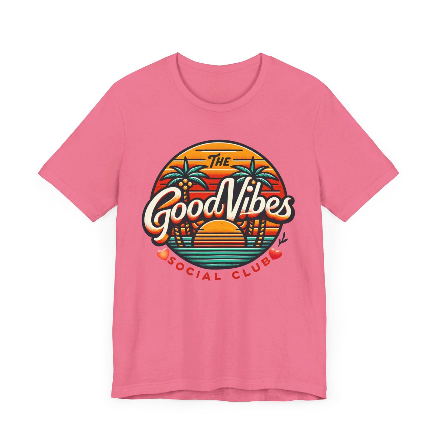 good vibes unisex jersey short sleeve tee