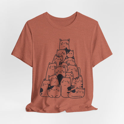 Cat Tree Pattern T-Shirt