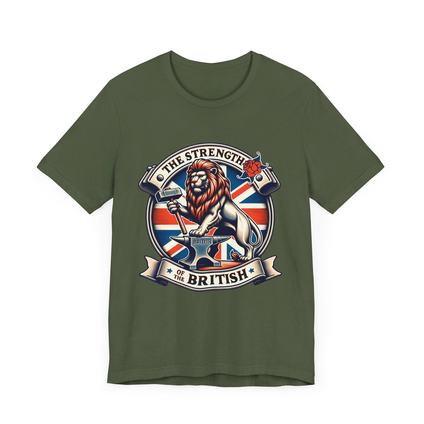 the strength of the british jersey short sleeve tee