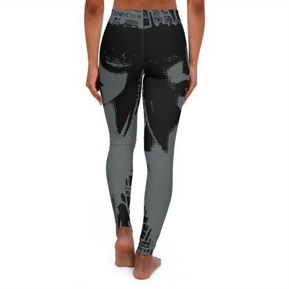 Grey Girl Women's Casual Spandex Leggings (AOP)