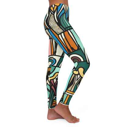 Art Decor Women's Casual Spandex Leggings (AOP)