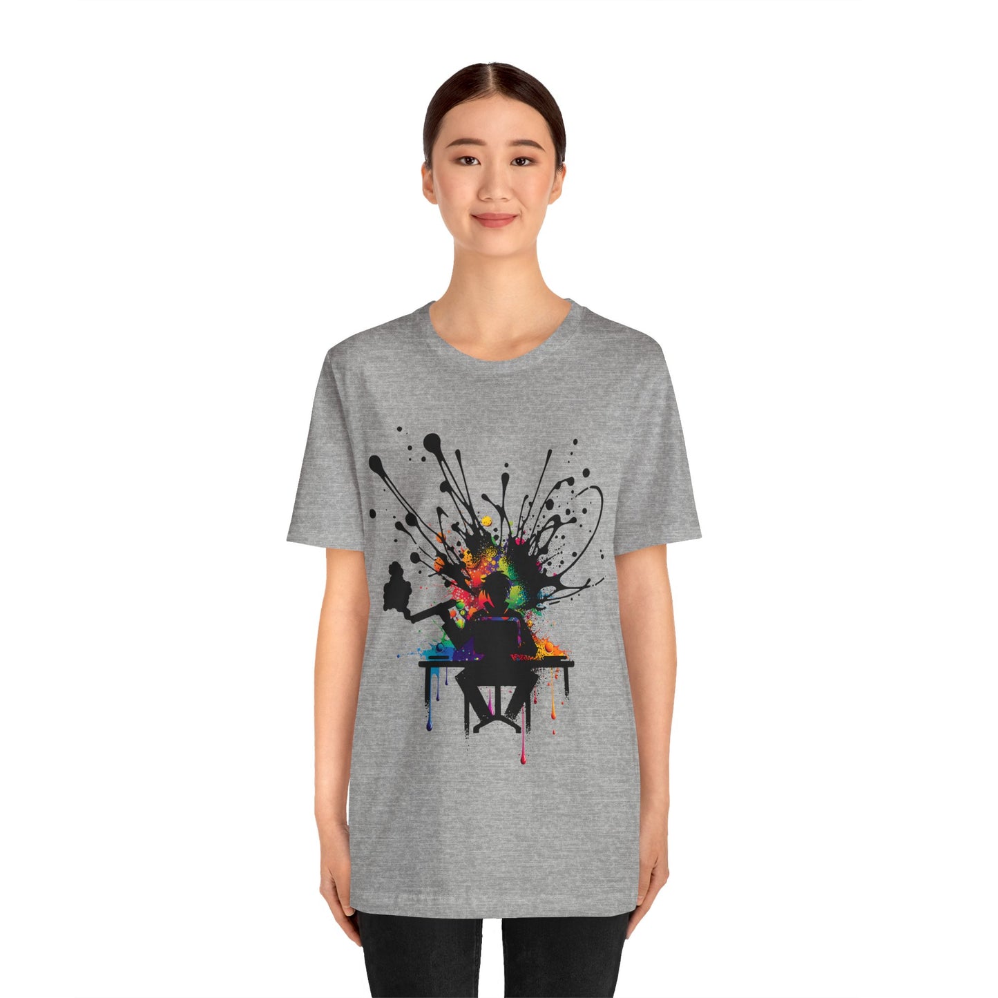 color splash unisex t-shirt