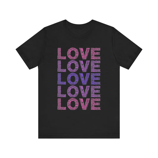 Love Printed Unisex T-Shirt