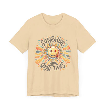 Sunshine and Good Times Jersey Short Sleeve Tee