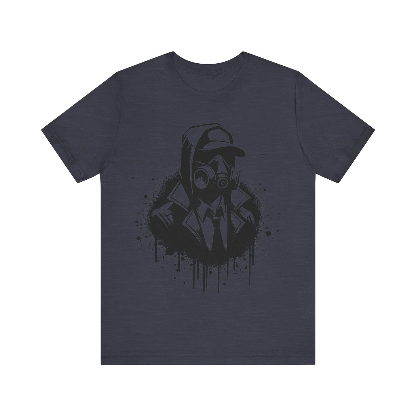 gas mask soldier logo t-shirt