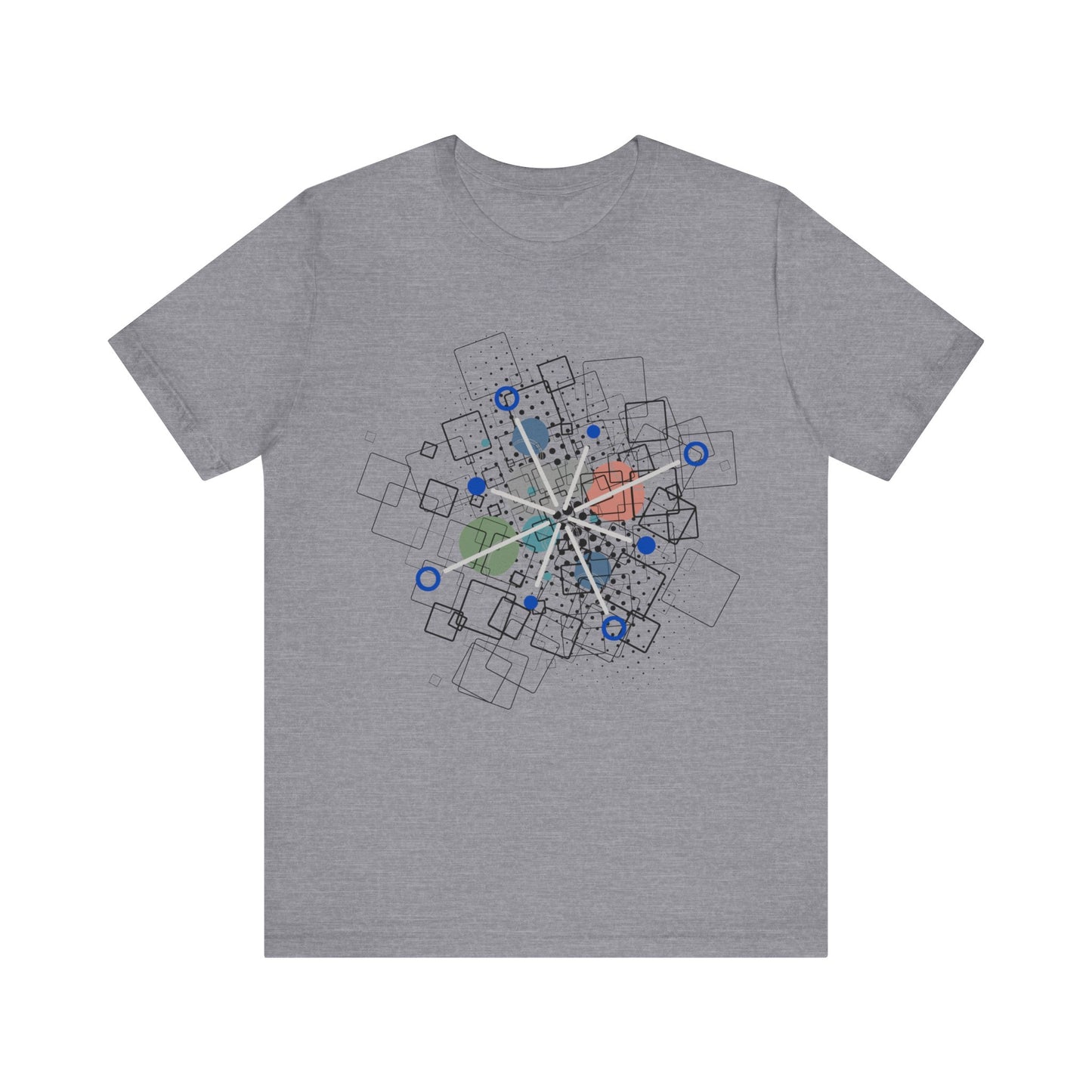 crystal schematic design t-shirt