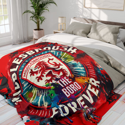 Middlesbrough Forever Arctic Fleece Blanket