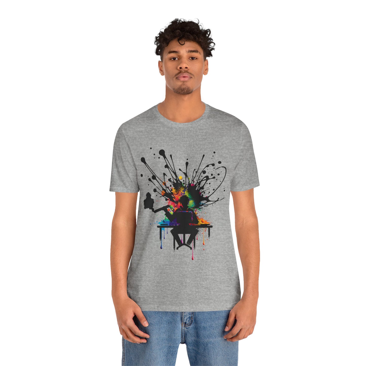 color splash unisex t-shirt