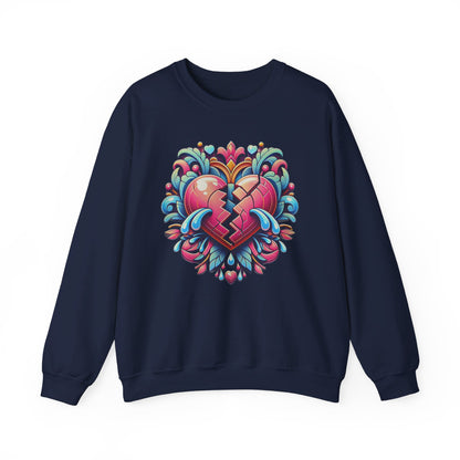 Broken Heart Heavy Blend™ Crewneck Sweatshirt