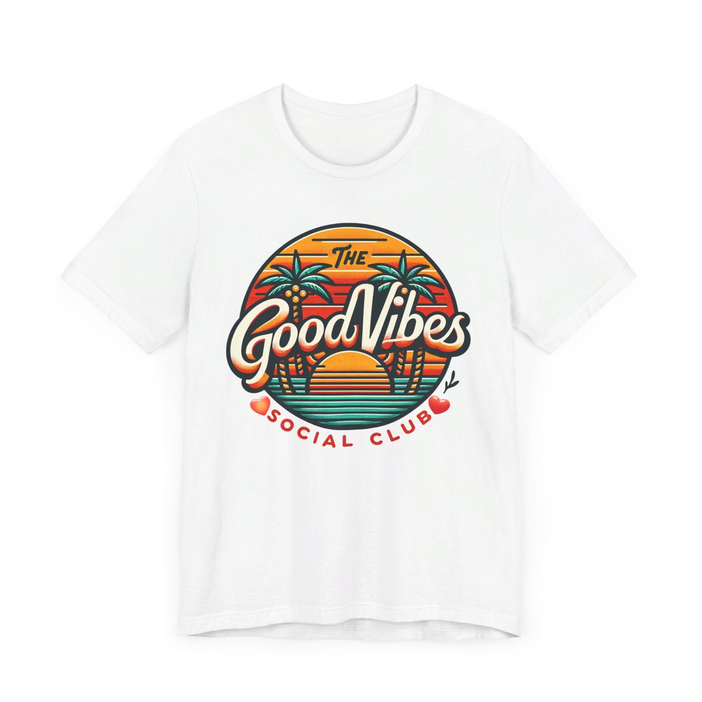 good vibes unisex jersey short sleeve tee