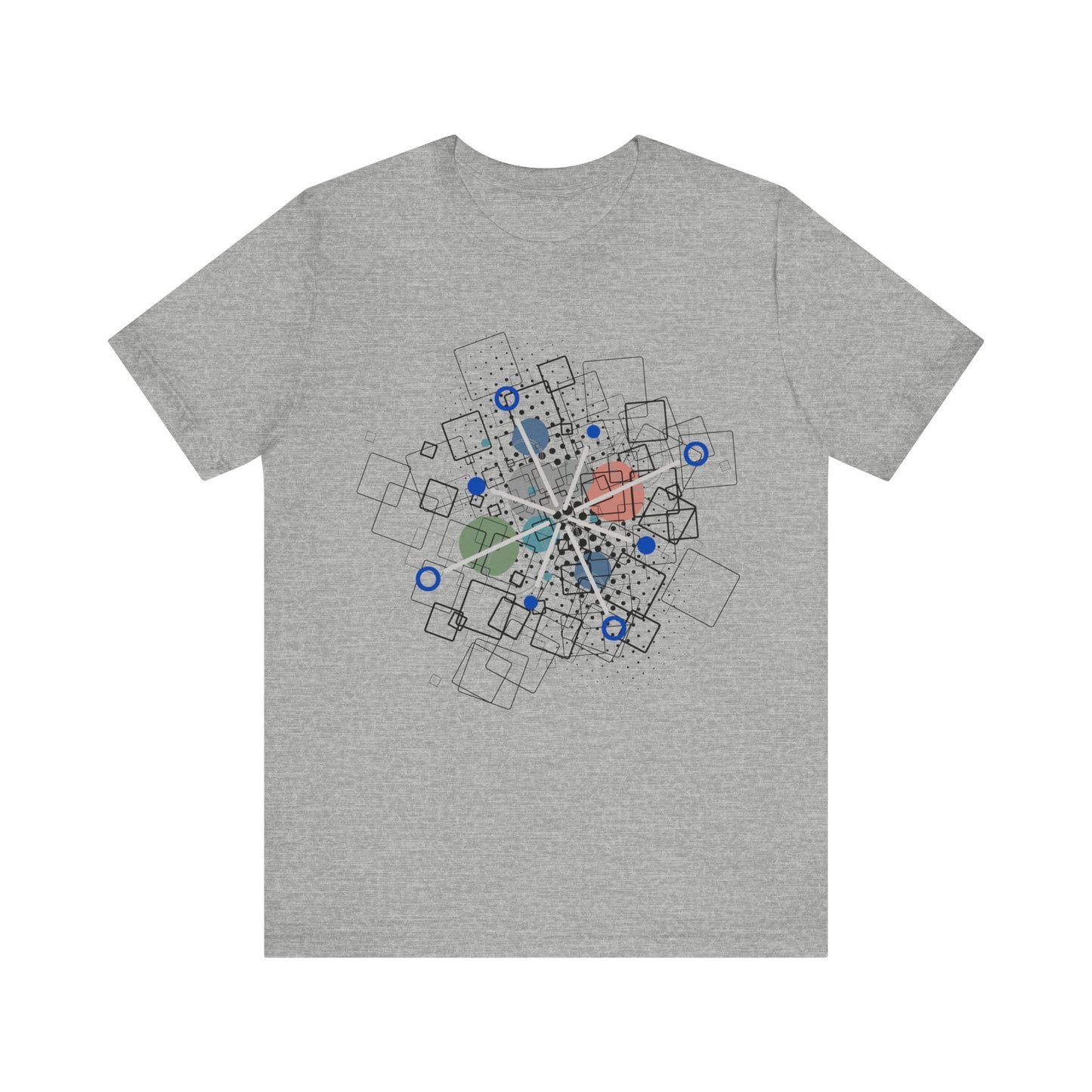 crystal schematic design t-shirt