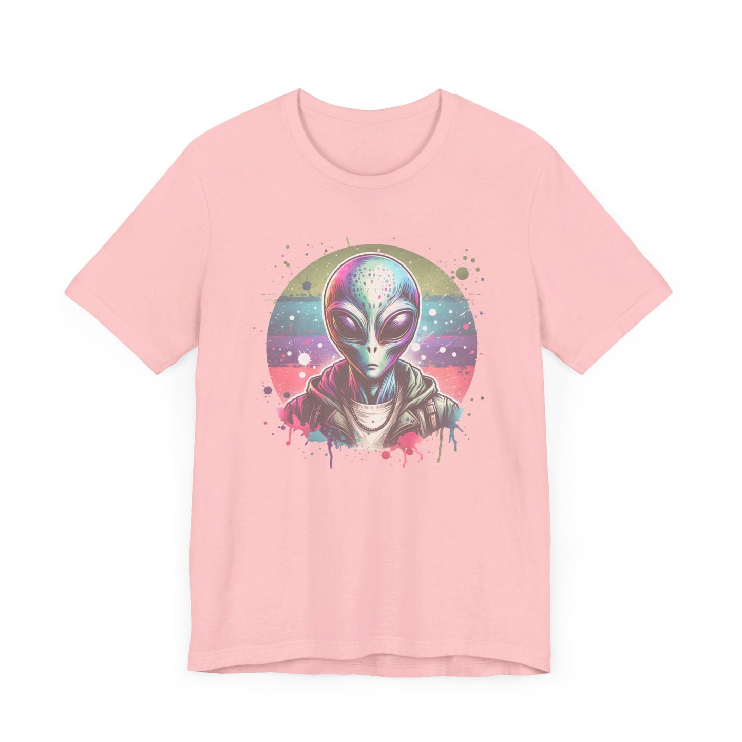 confused alien jersey short sleeve unisex tee