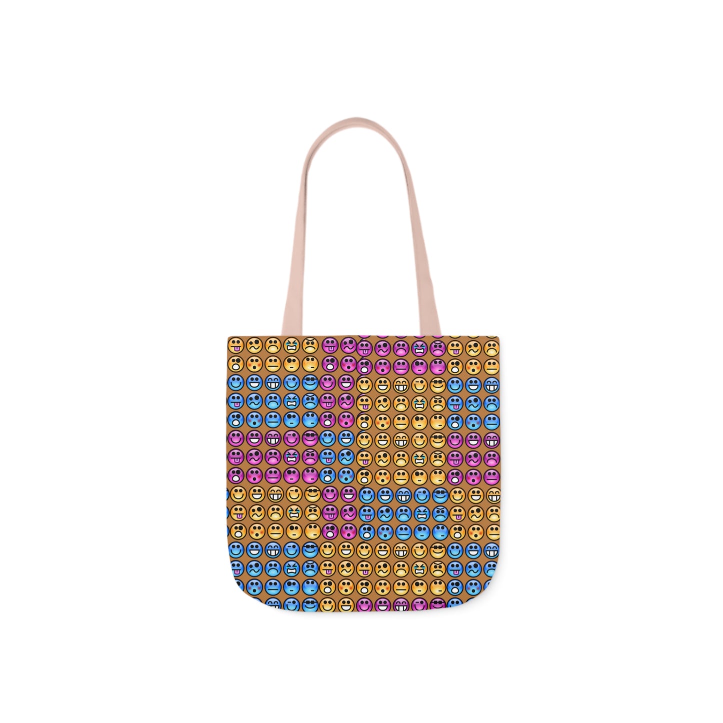 faced emoji tote bag