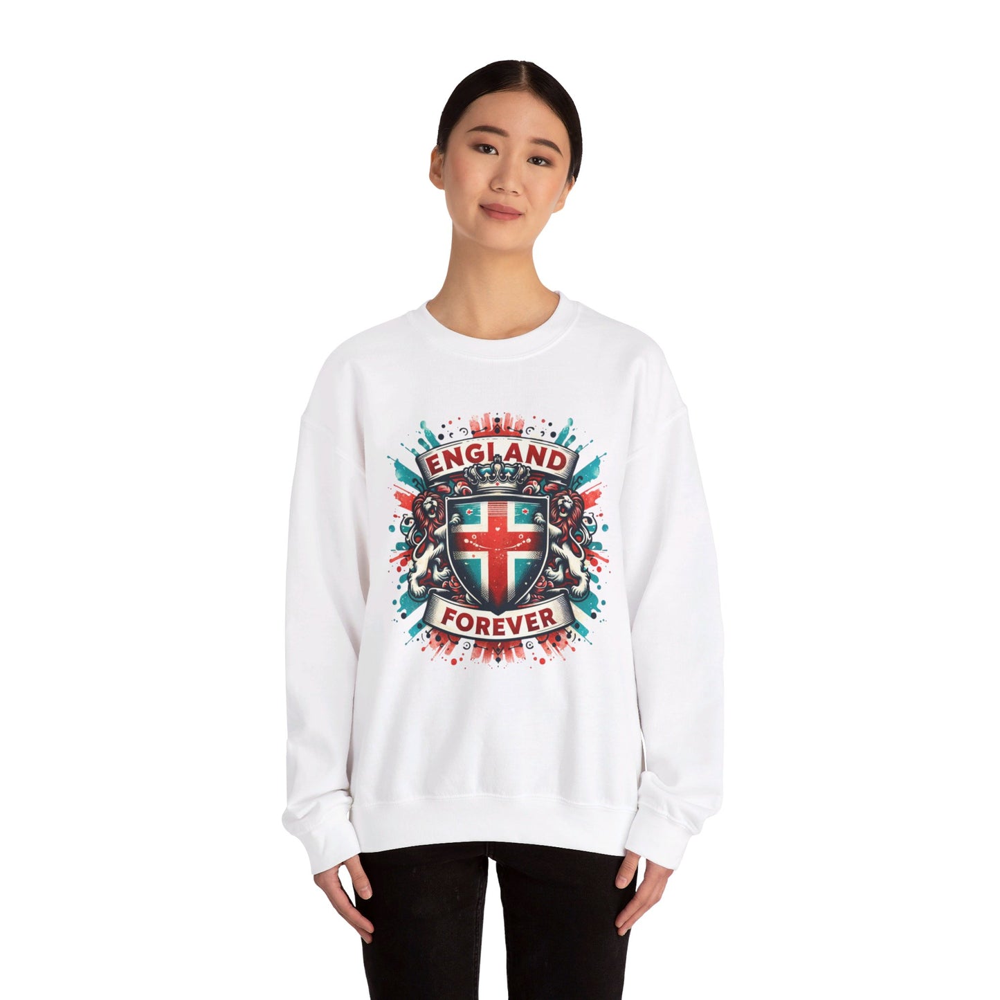 england forever unisex heavy blend™ crewneck sweatshirt