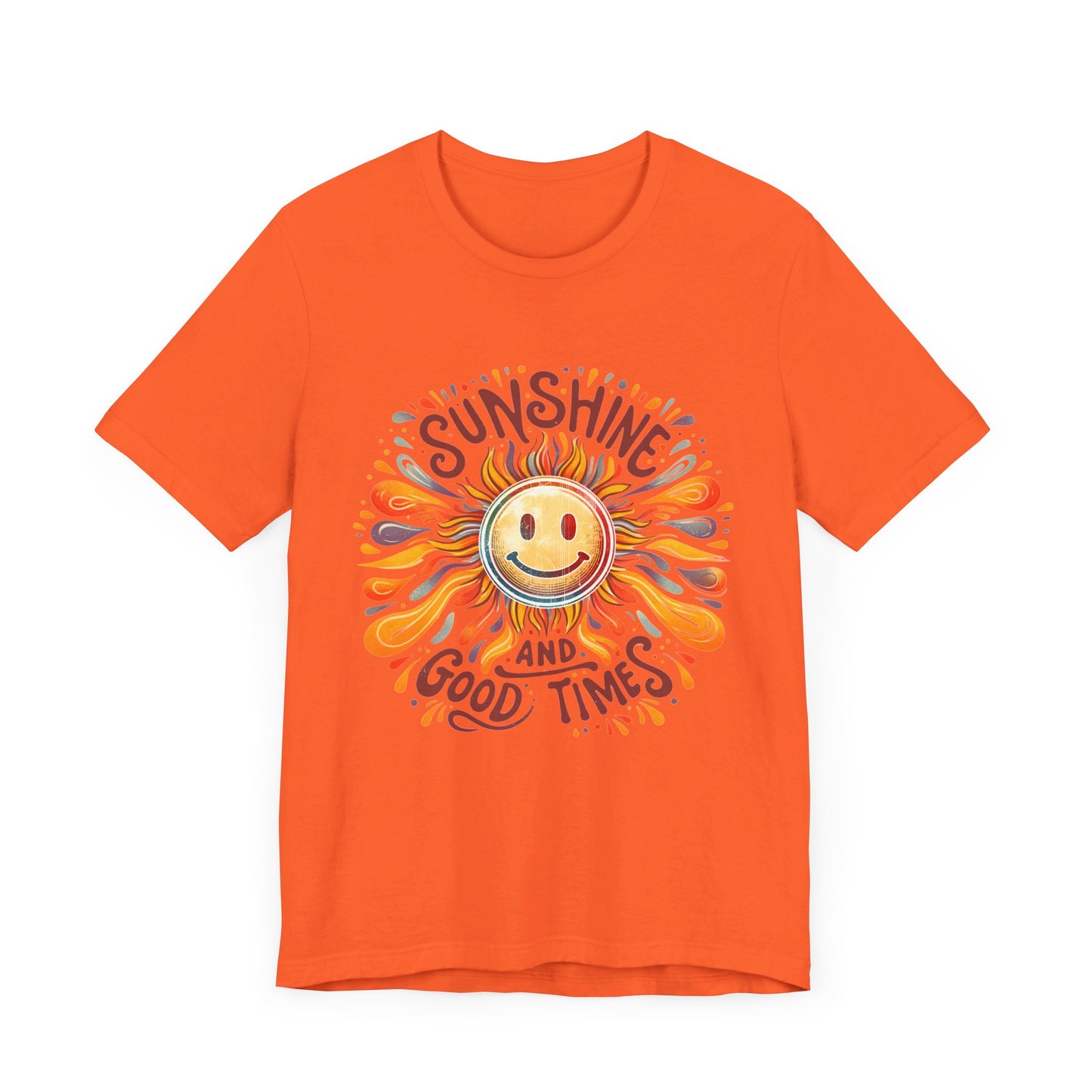 sunshine and good times jersey short sleeve tee