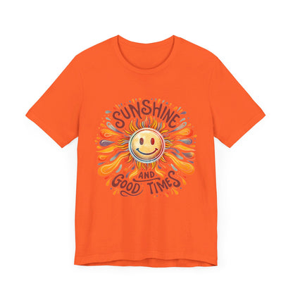 Sunshine and Good Times Jersey Short Sleeve Tee