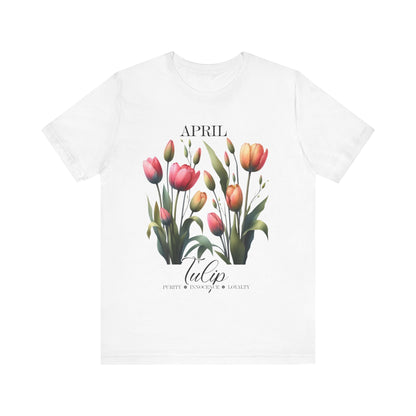 April Tulip Flowers T-Shirt