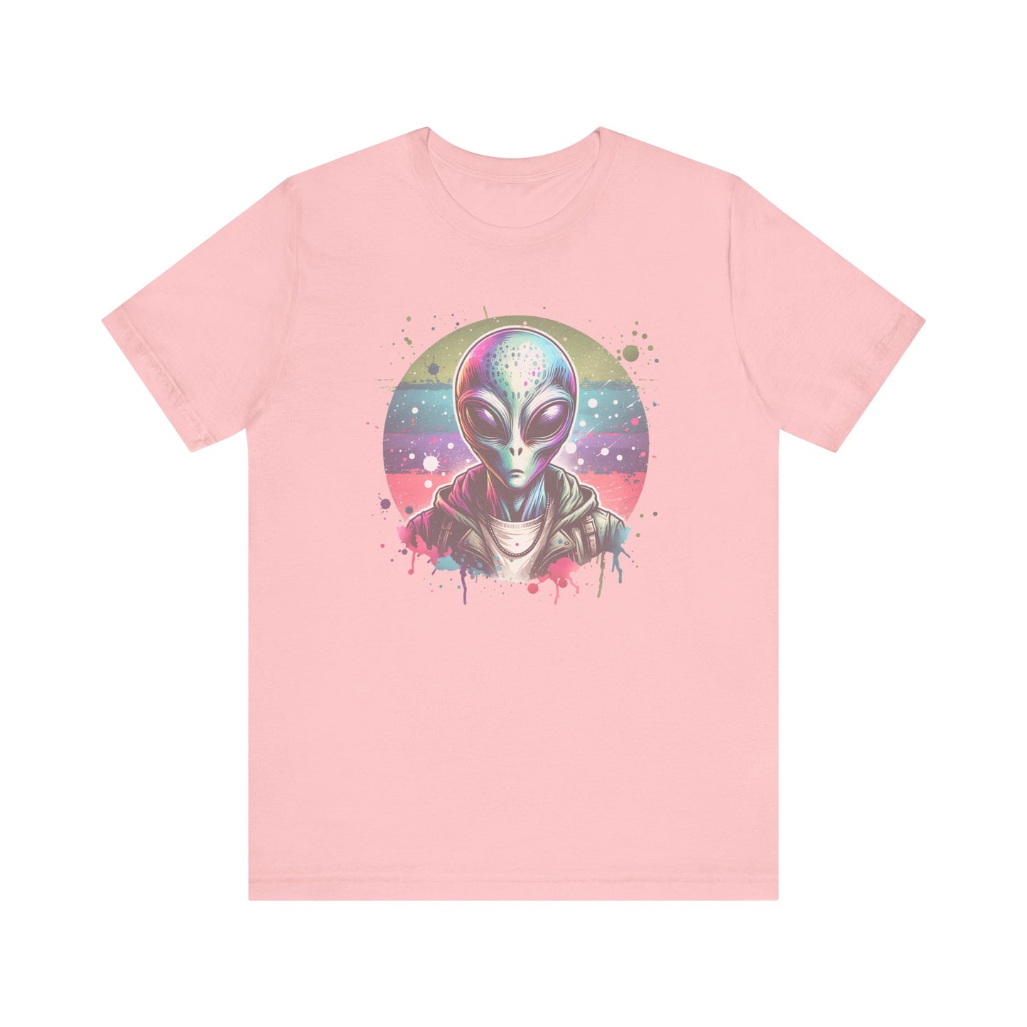 confused alien jersey short sleeve unisex tee