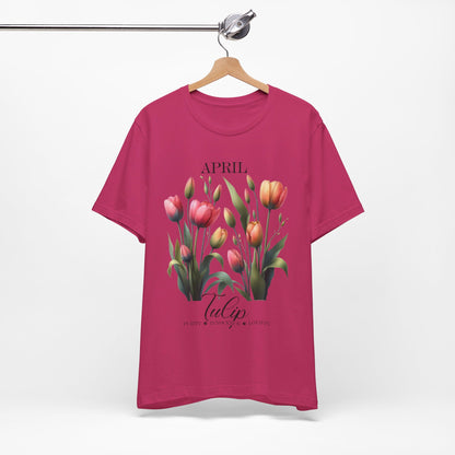 April Tulip Flowers T-Shirt