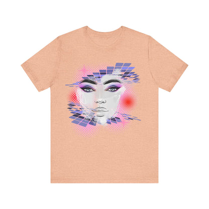 Abstract Blue Girl T-Shirt