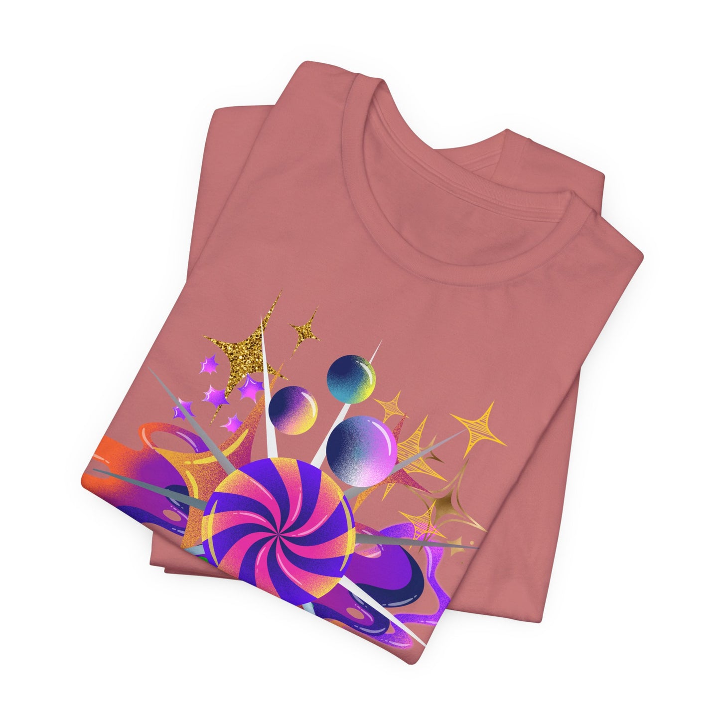 swirl lollypop design t-shirt