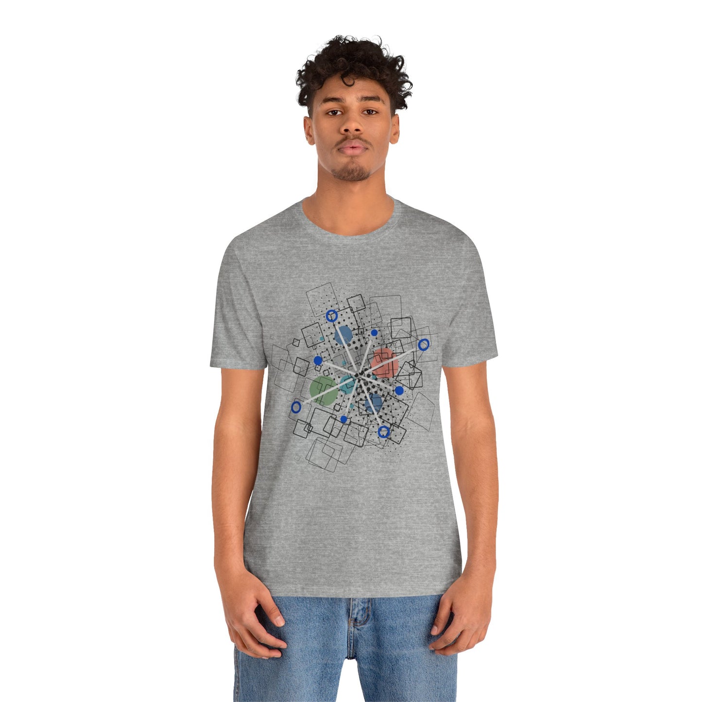 crystal schematic design t-shirt