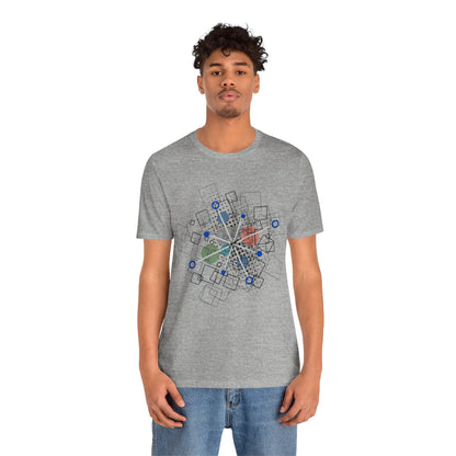 Crystal Schematic Design T-Shirt