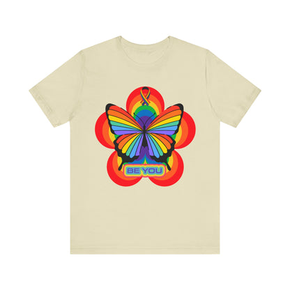 Rainbow Butterfly Unisex T-Shirts