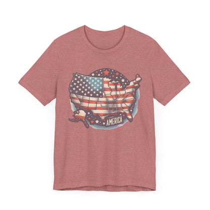 America Unisex Jersey Short Sleeve Tee