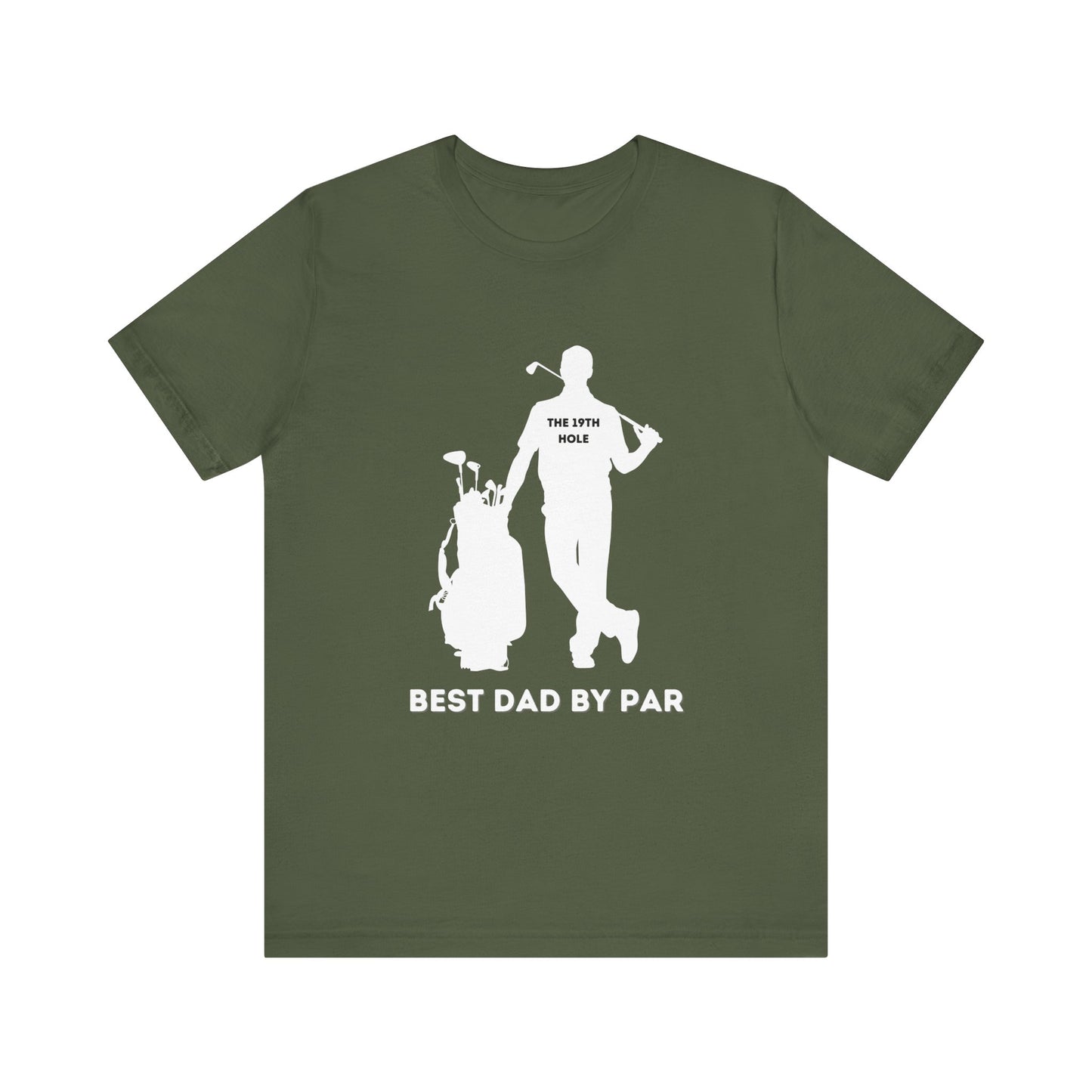 best dad by par jersey short sleeve unisex tee