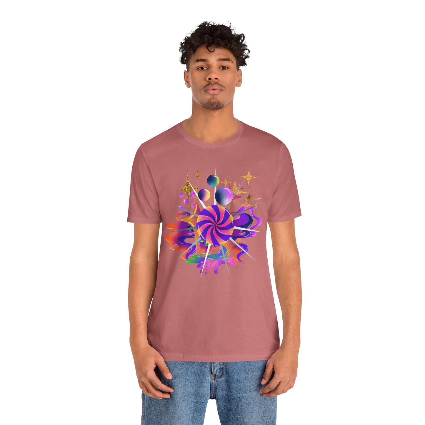 swirl lollypop design t-shirt