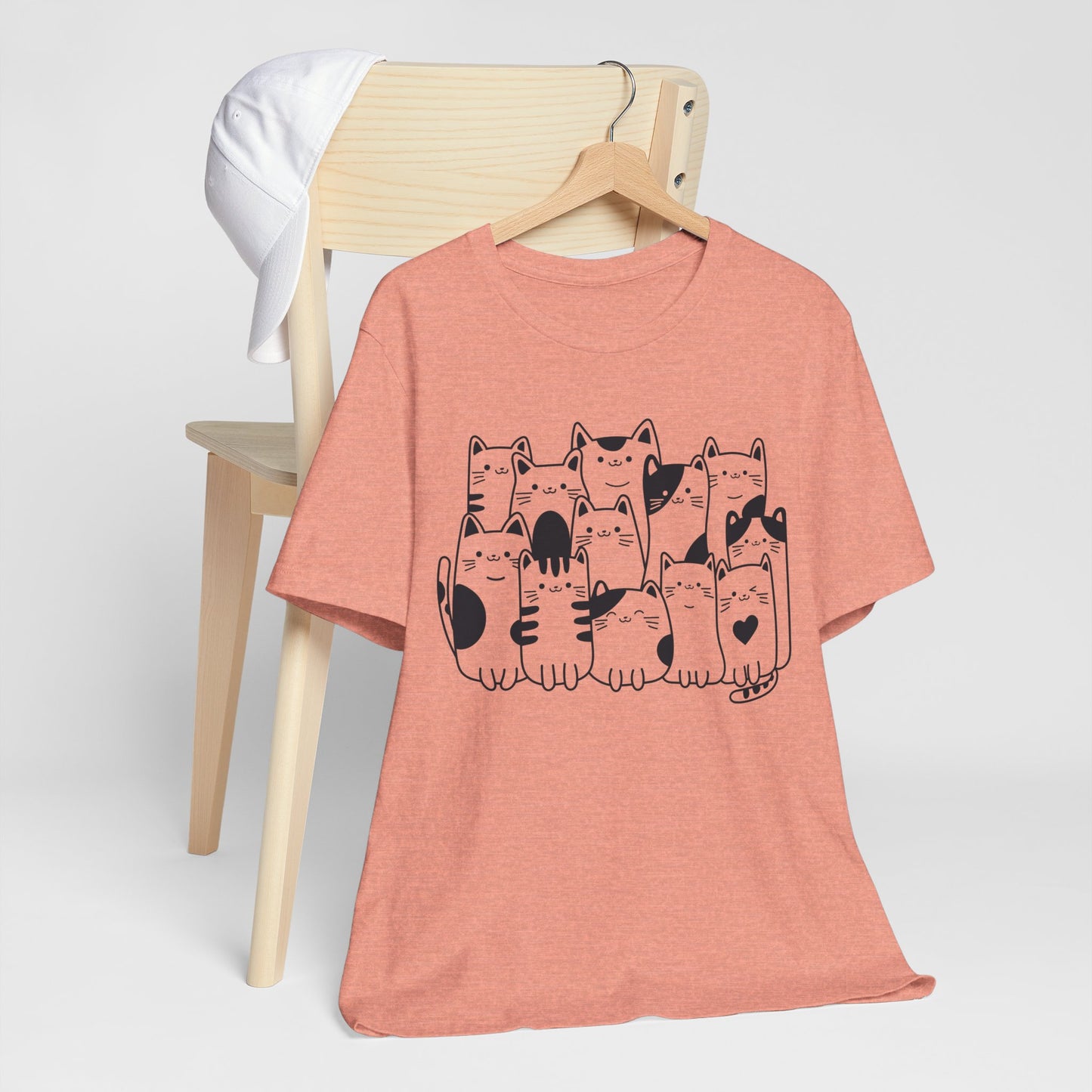 cat crew t-shirt