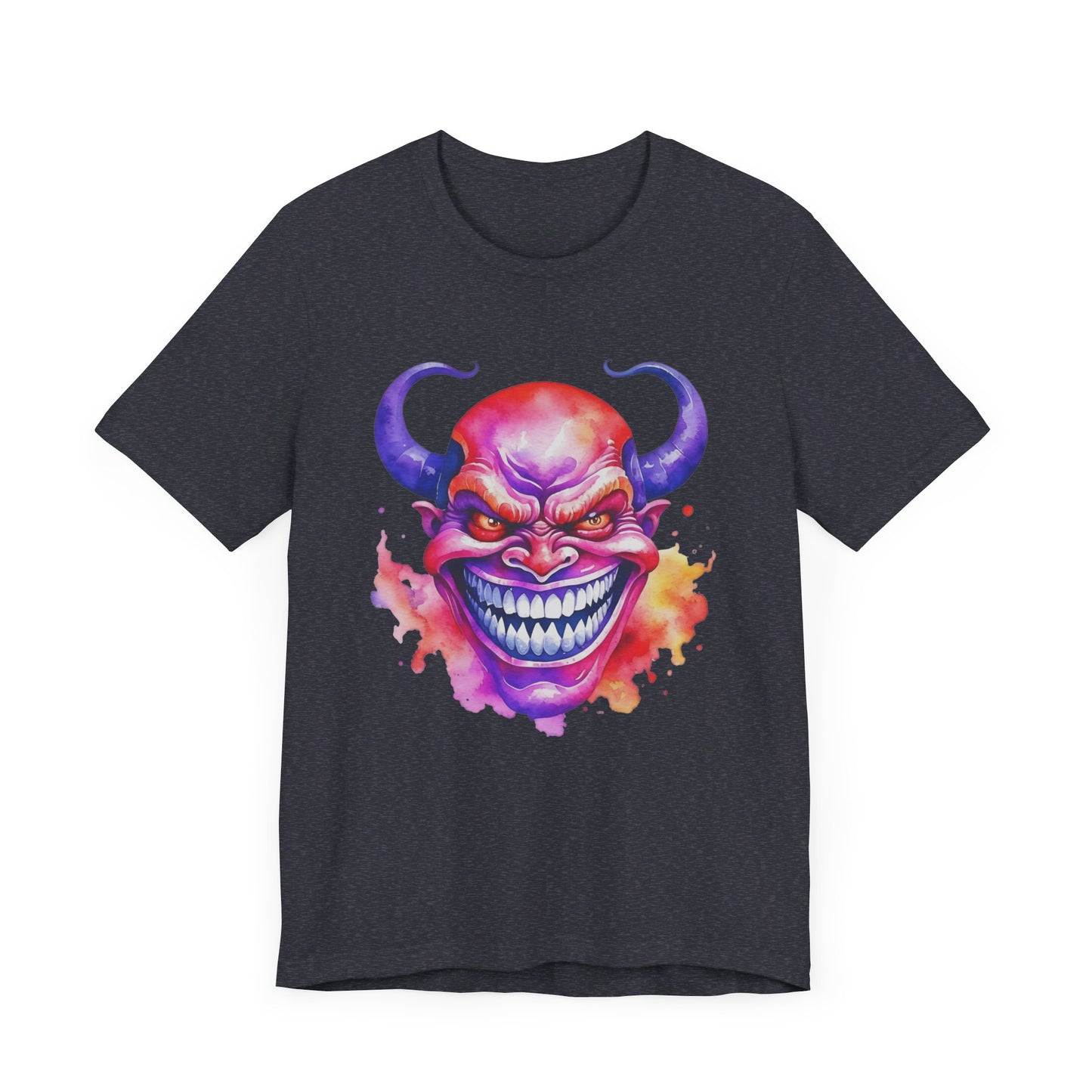 wicked smile jersey short sleeve unisex tee