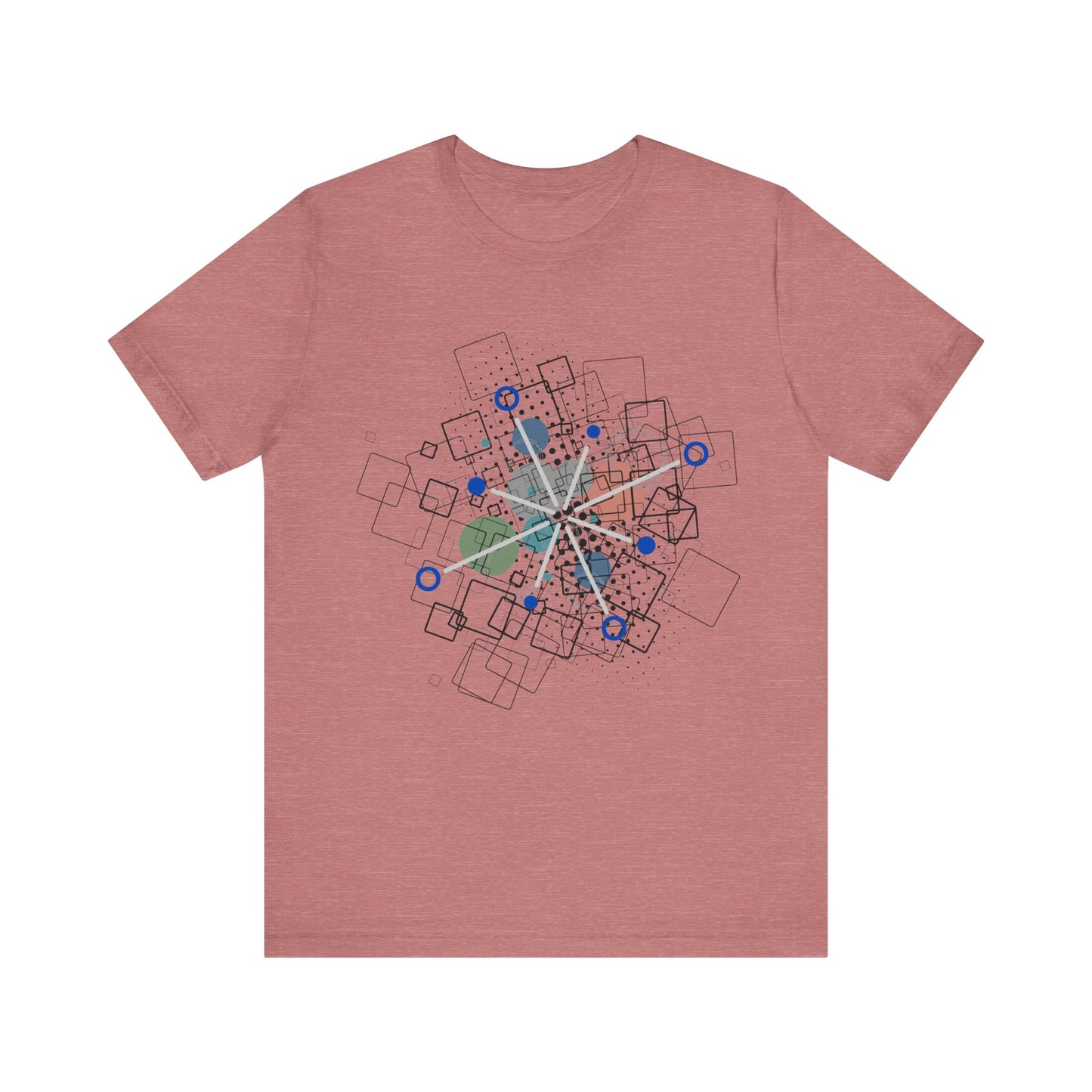 crystal schematic design t-shirt