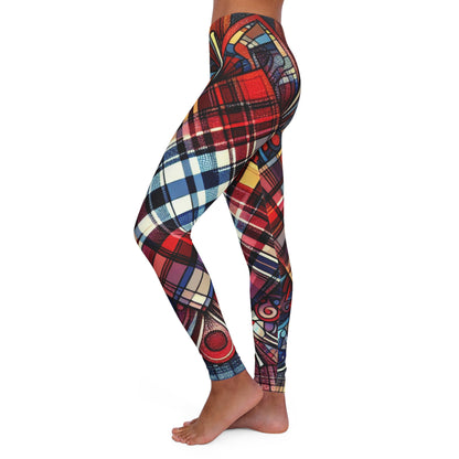 Mix and Match 1 Women's Casual Spandex Leggings (AOP)