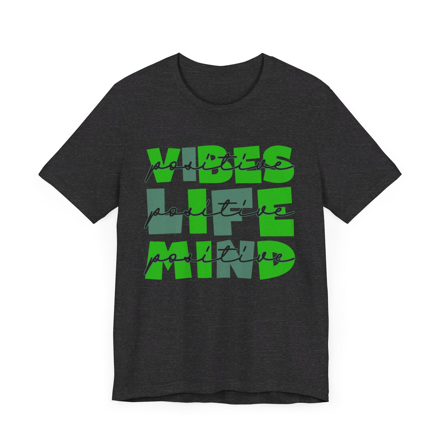 vibes life mind jersey short sleeve unisex tee