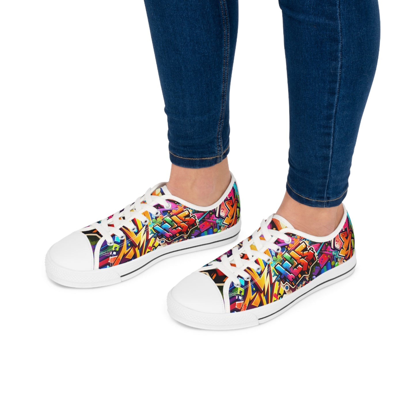 graffiti groove women sneakers