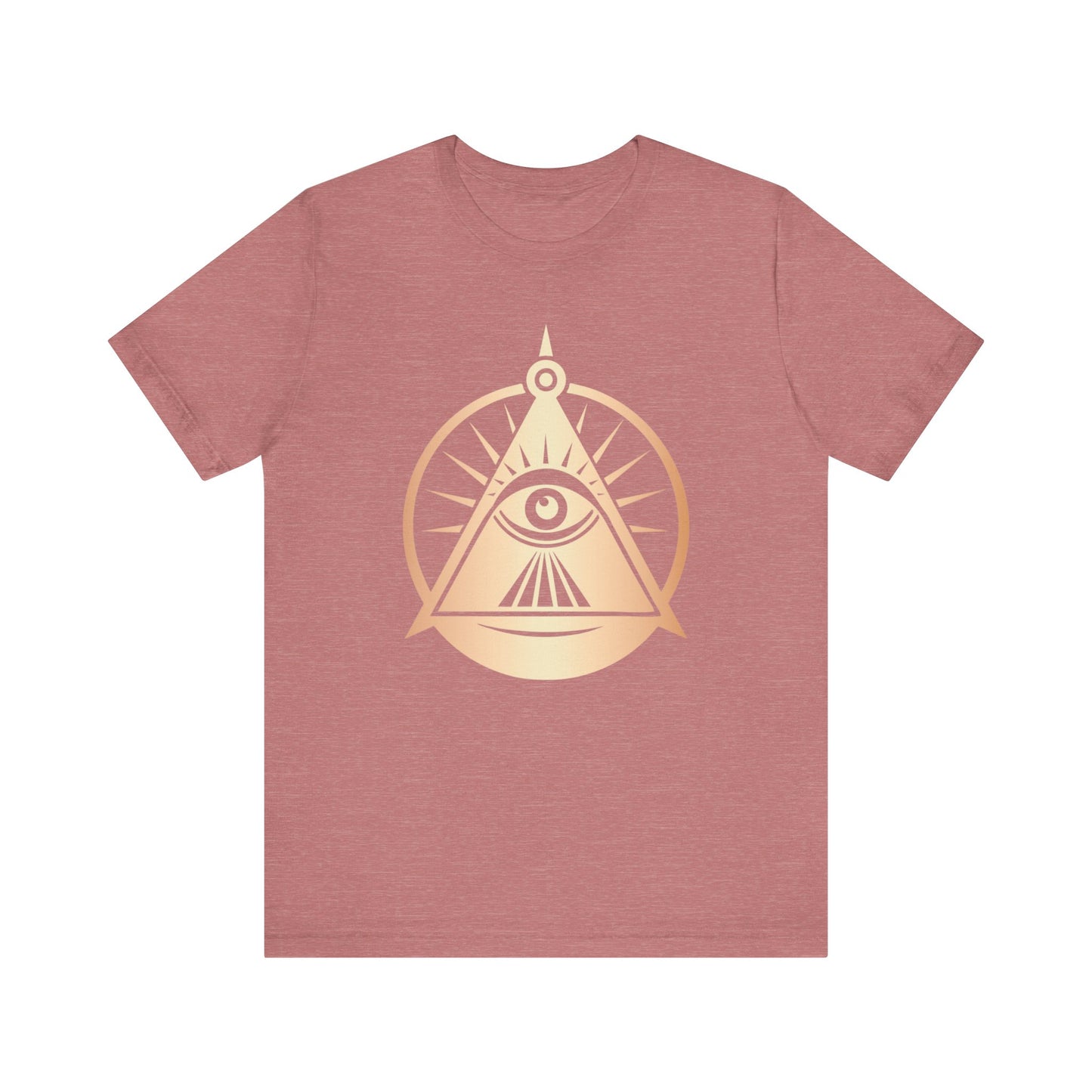 triangle eye illumination t-shirt