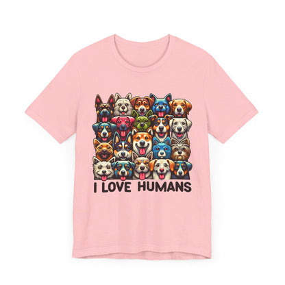 I Love Humans Unisex Jersey Short Sleeve Tee