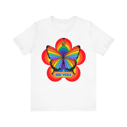 Rainbow Butterfly Unisex T-Shirts