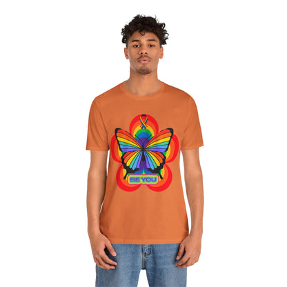 Rainbow Butterfly Unisex T-Shirts