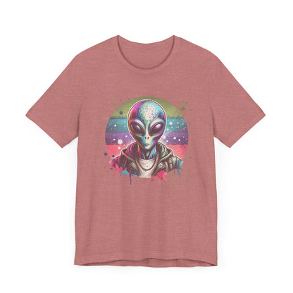 Confused Alien Jersey Short Sleeve Unisex Tee